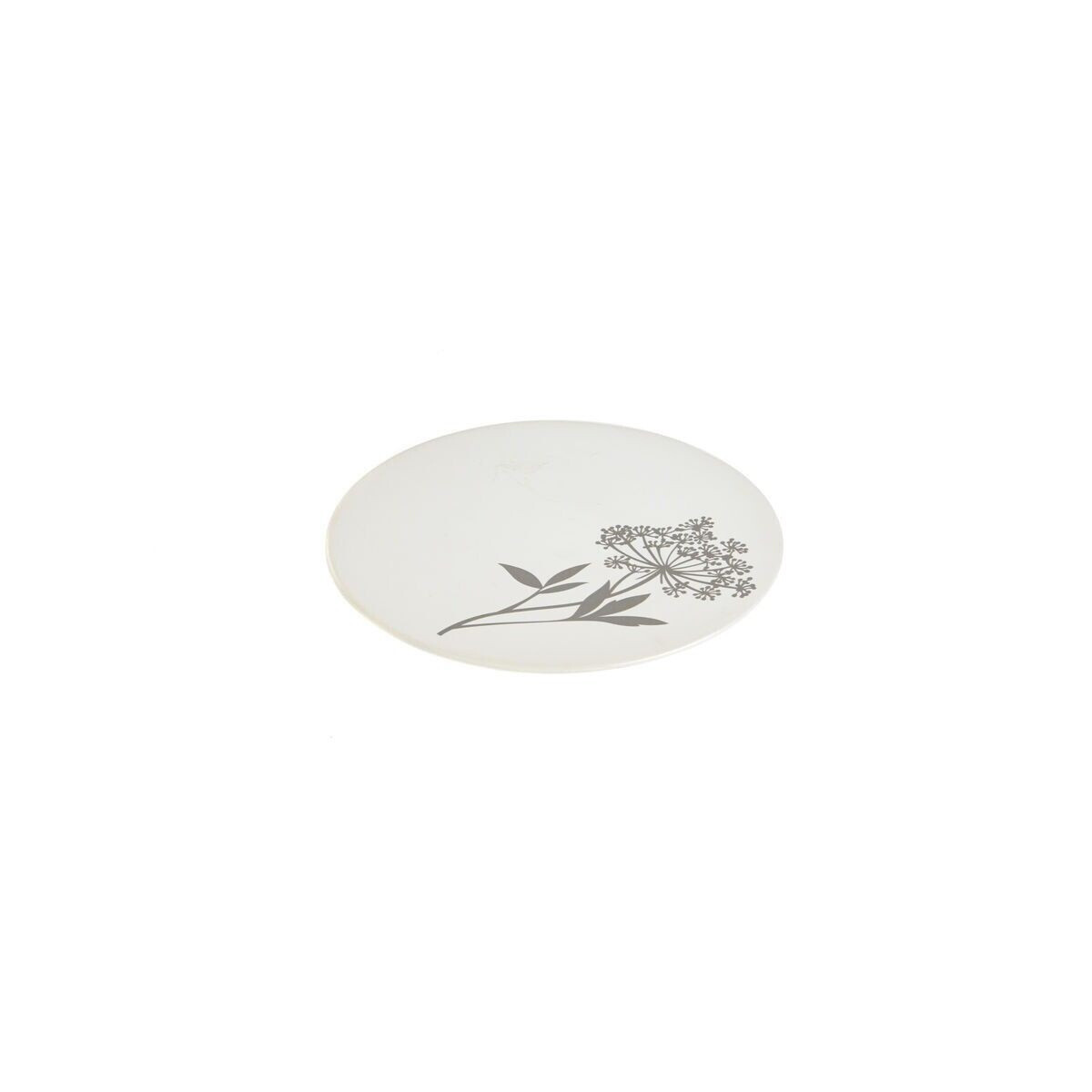 Floral soap dish, White / Grey, large image number 0
