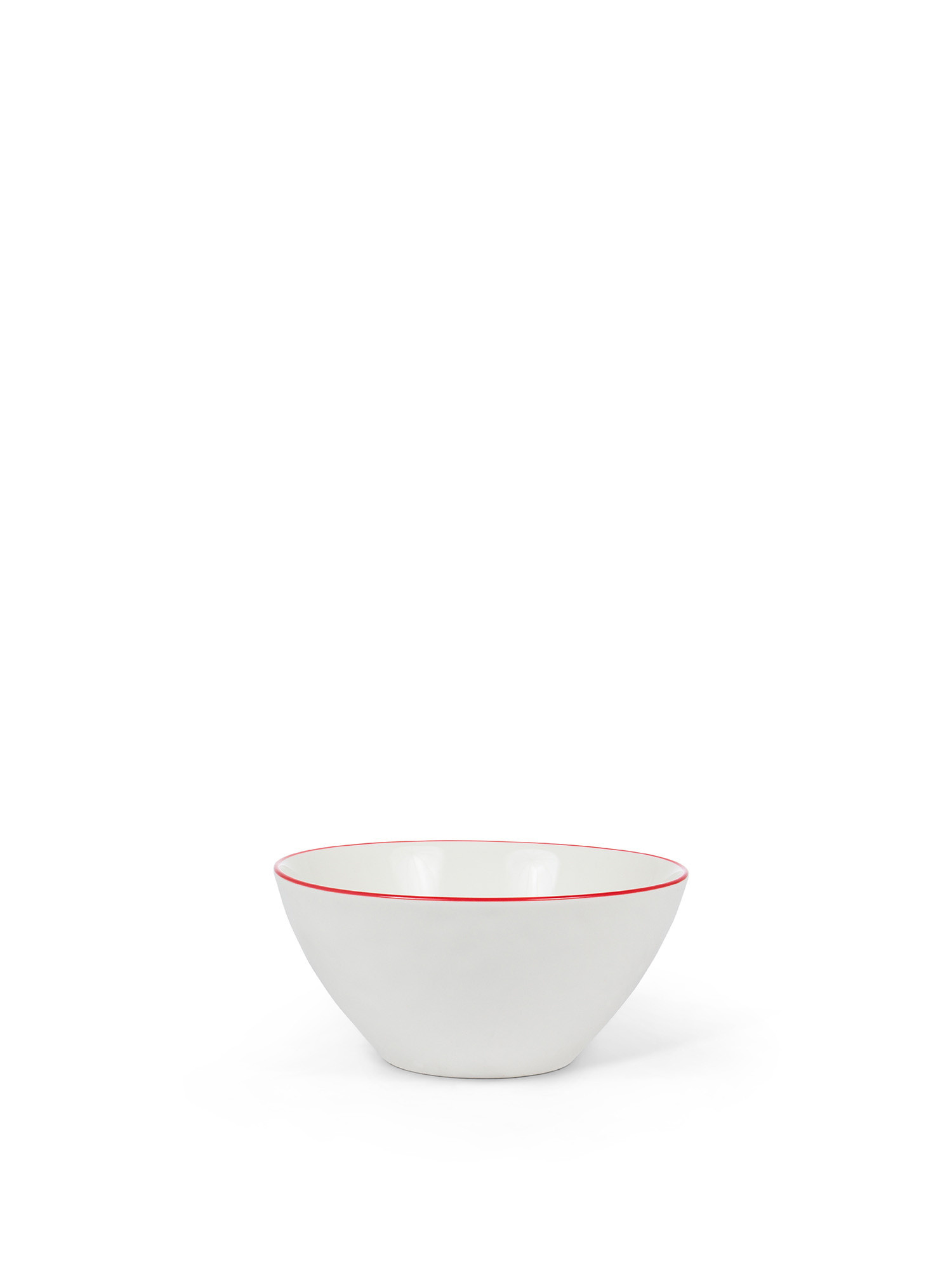Ginevra porcelain cup, White Red, large image number 0
