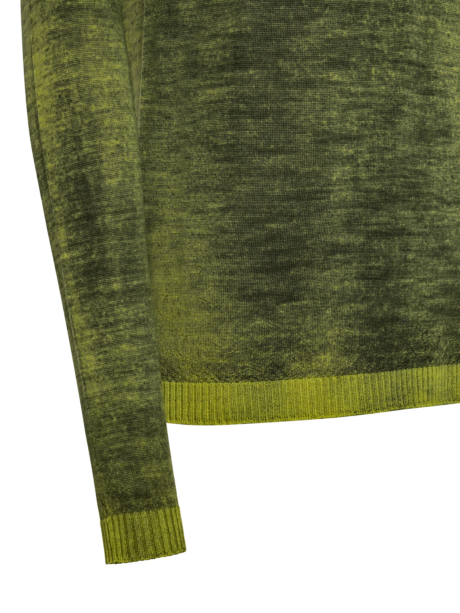 K Collection - Extra fine wool sweater, Green, large image number 2
