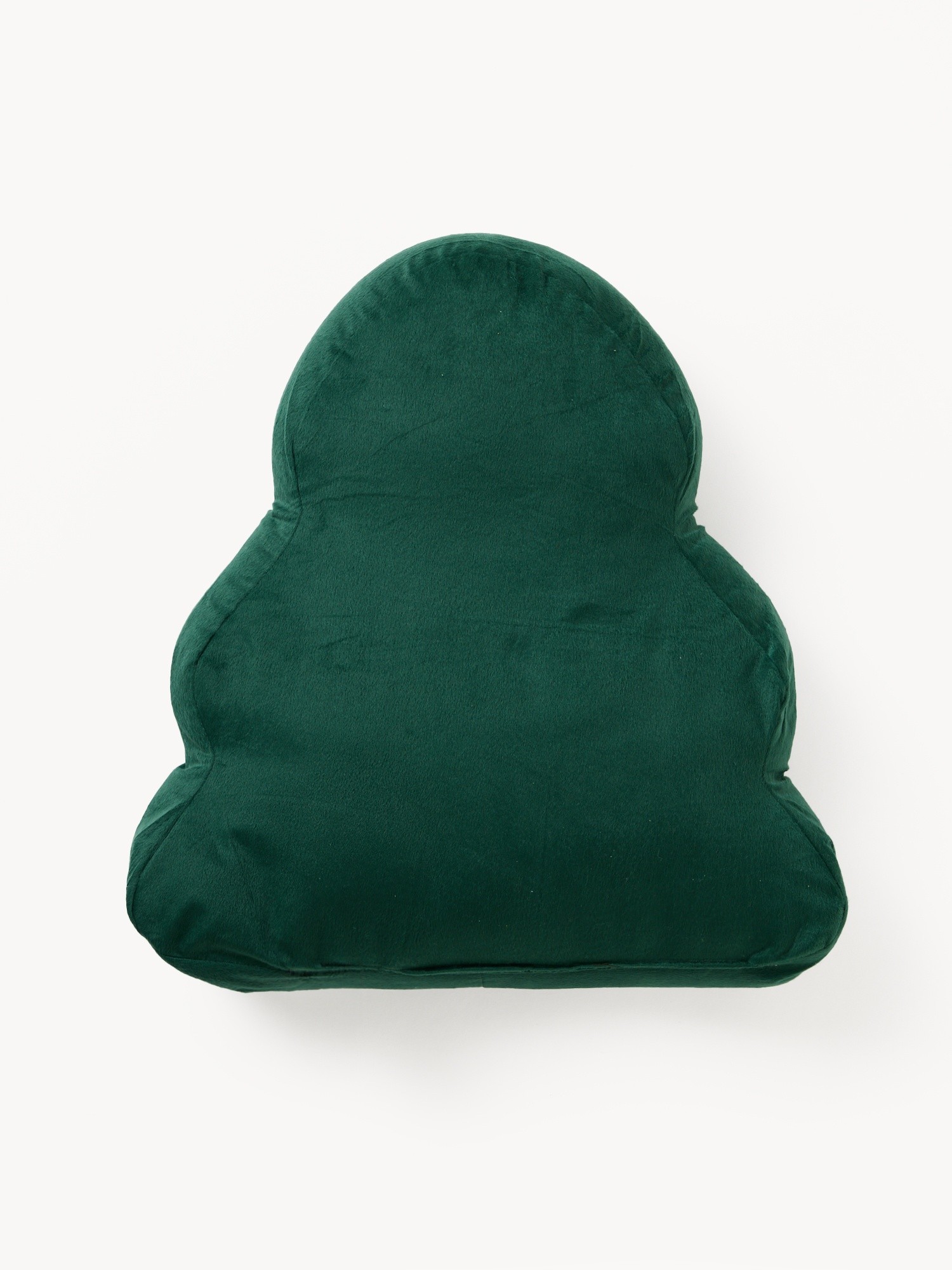 Christmas tree-shaped cushion, Green, large image number 1