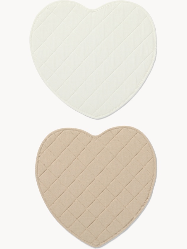 Quilted heart-shaped placemat - Discounted Price