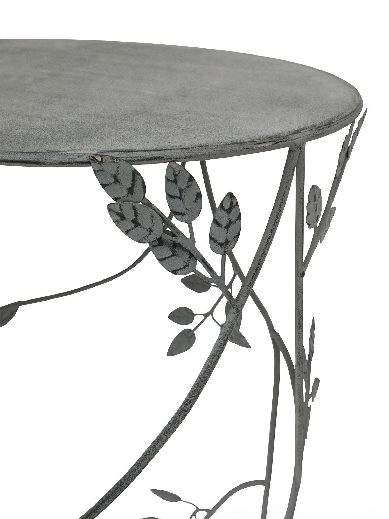 Tavolino in acciaio Romantic, Grigio, large image number 1