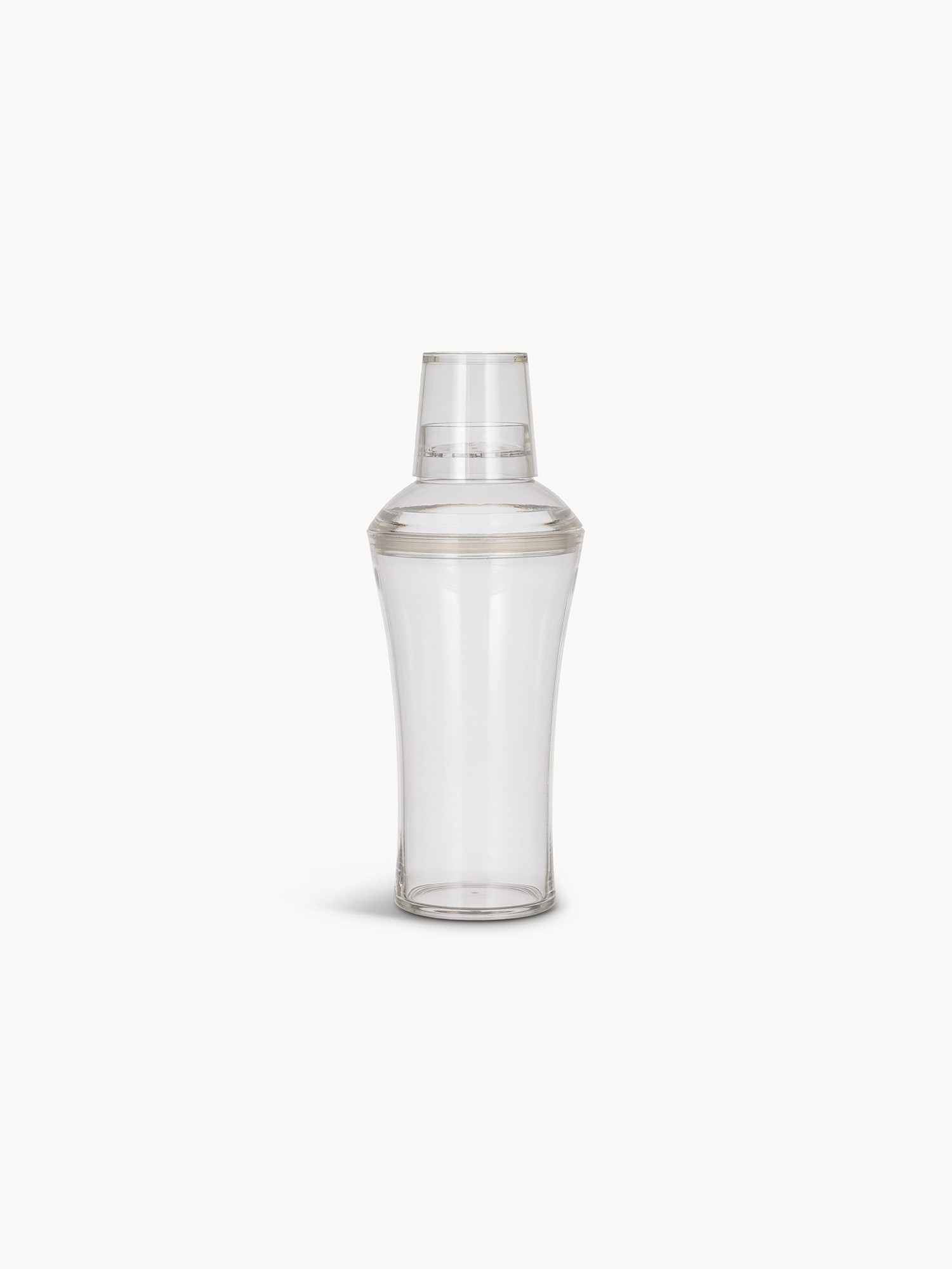 Shaker in plastica trasparente, Trasparente, large image number 0