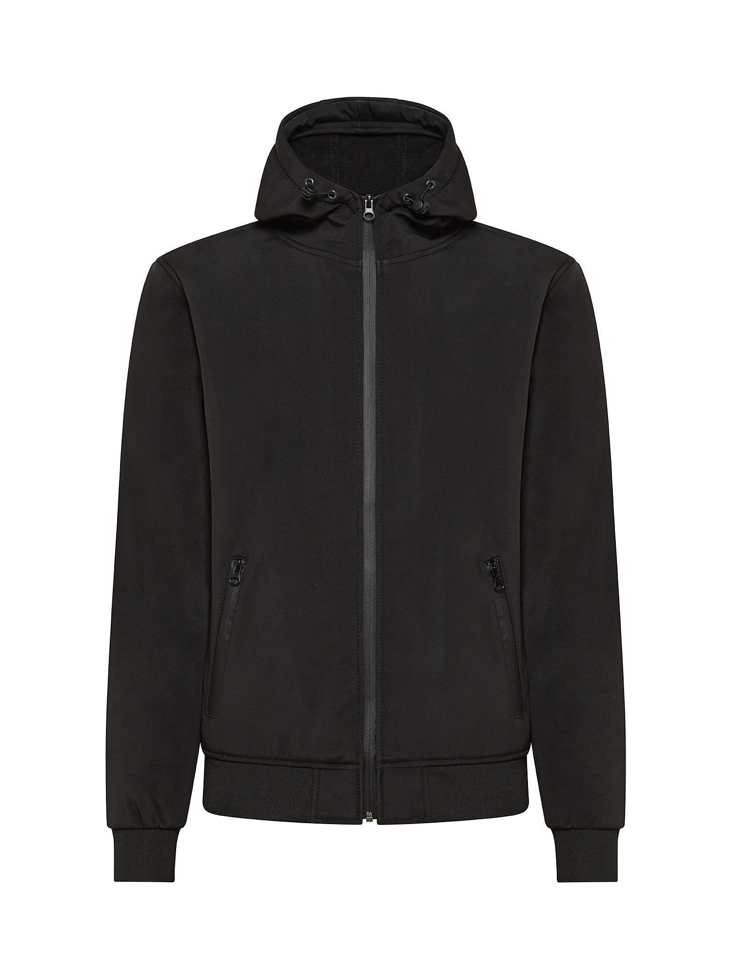 Hooded jacket, Black, large image number 0