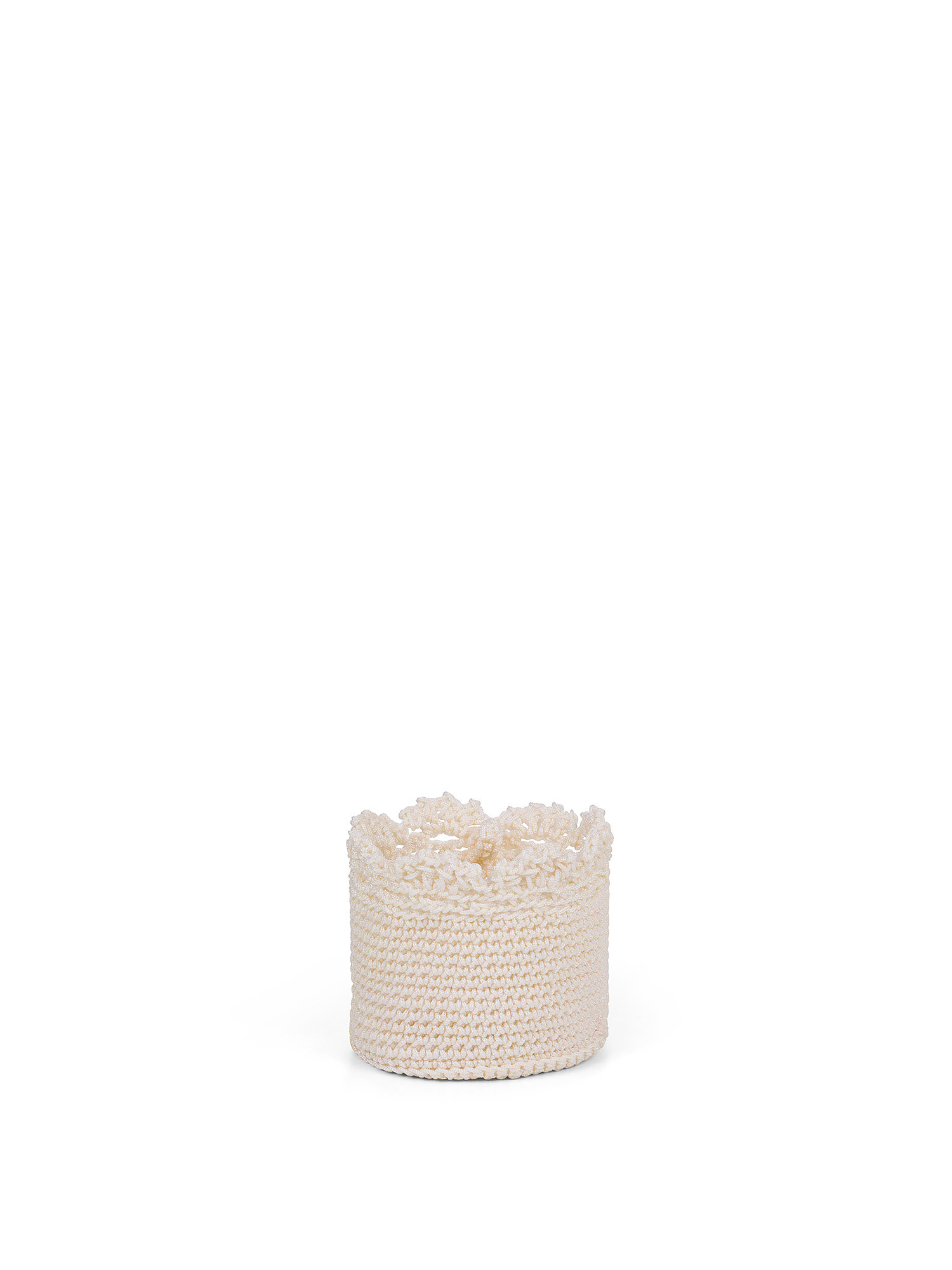Cestino maglia portatutto, Crema, large image number 0