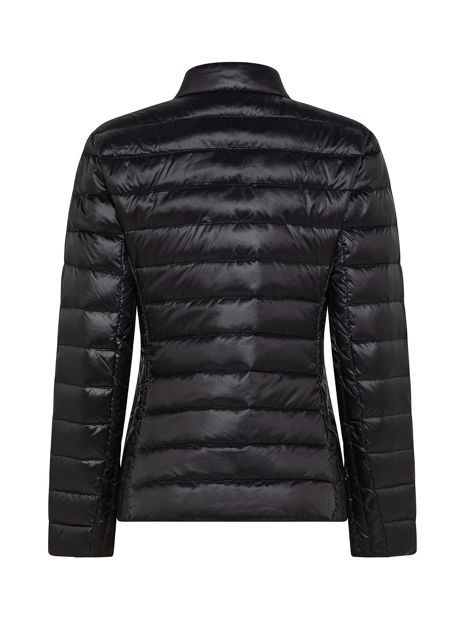 Fitted down jacket, Black, large image number 1
