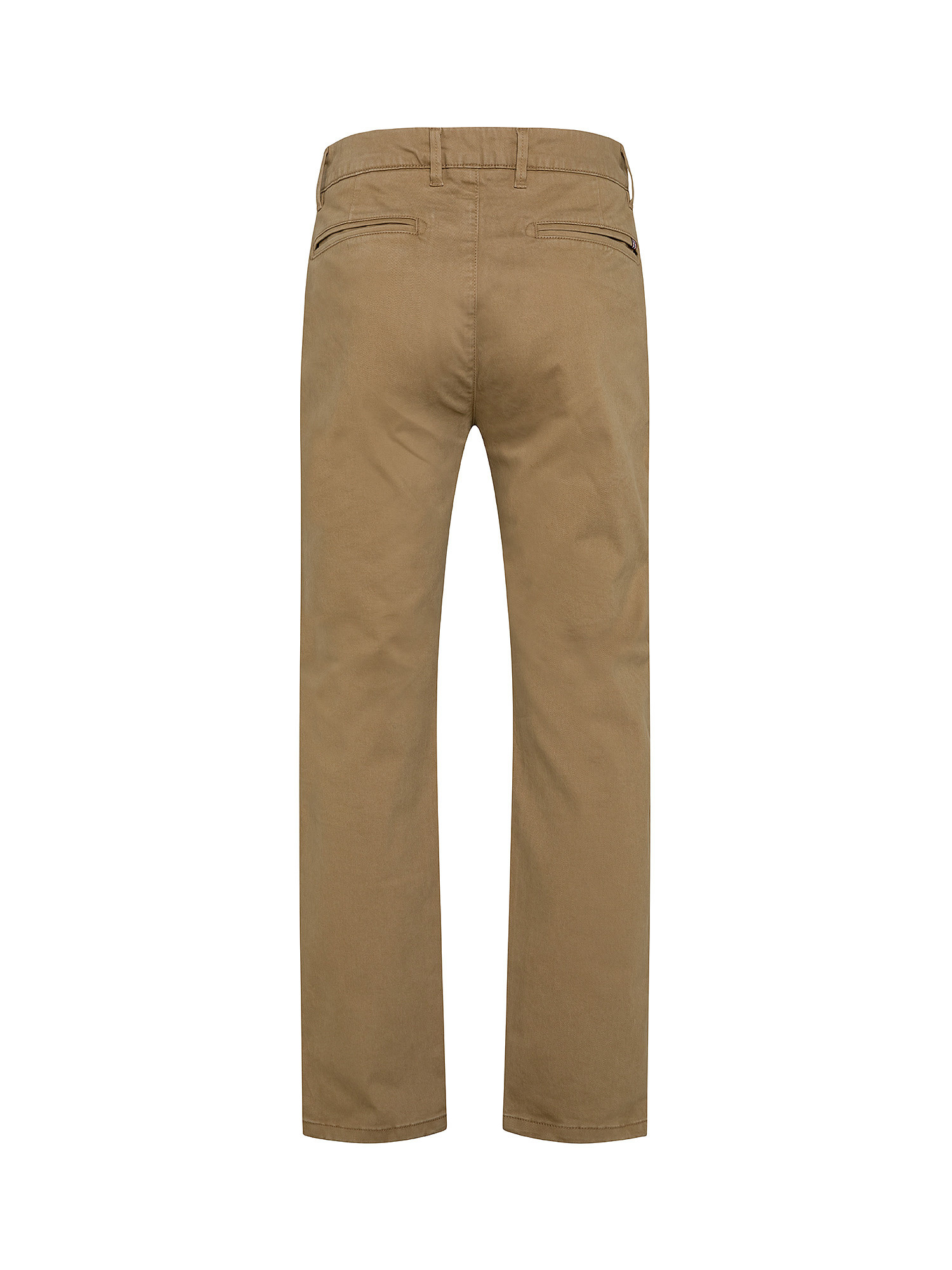 Pantalone chinos in cotone stretch, Marrone chiaro, large image number 1