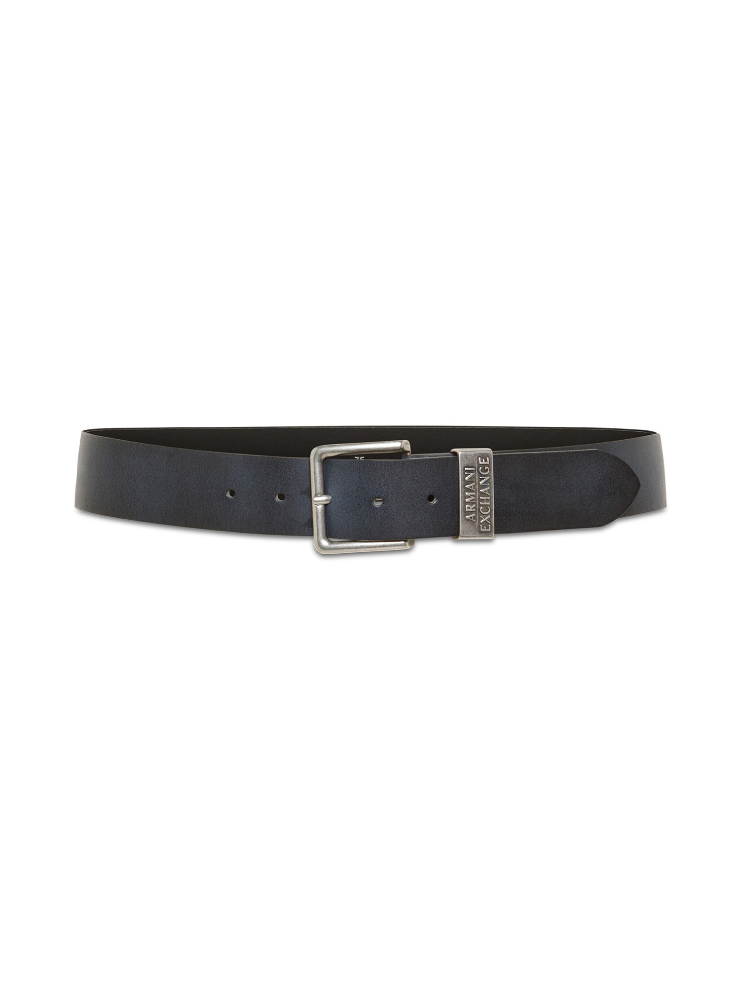 Armani Exchange - Faux leather belt, Dark Blue, large image number 1