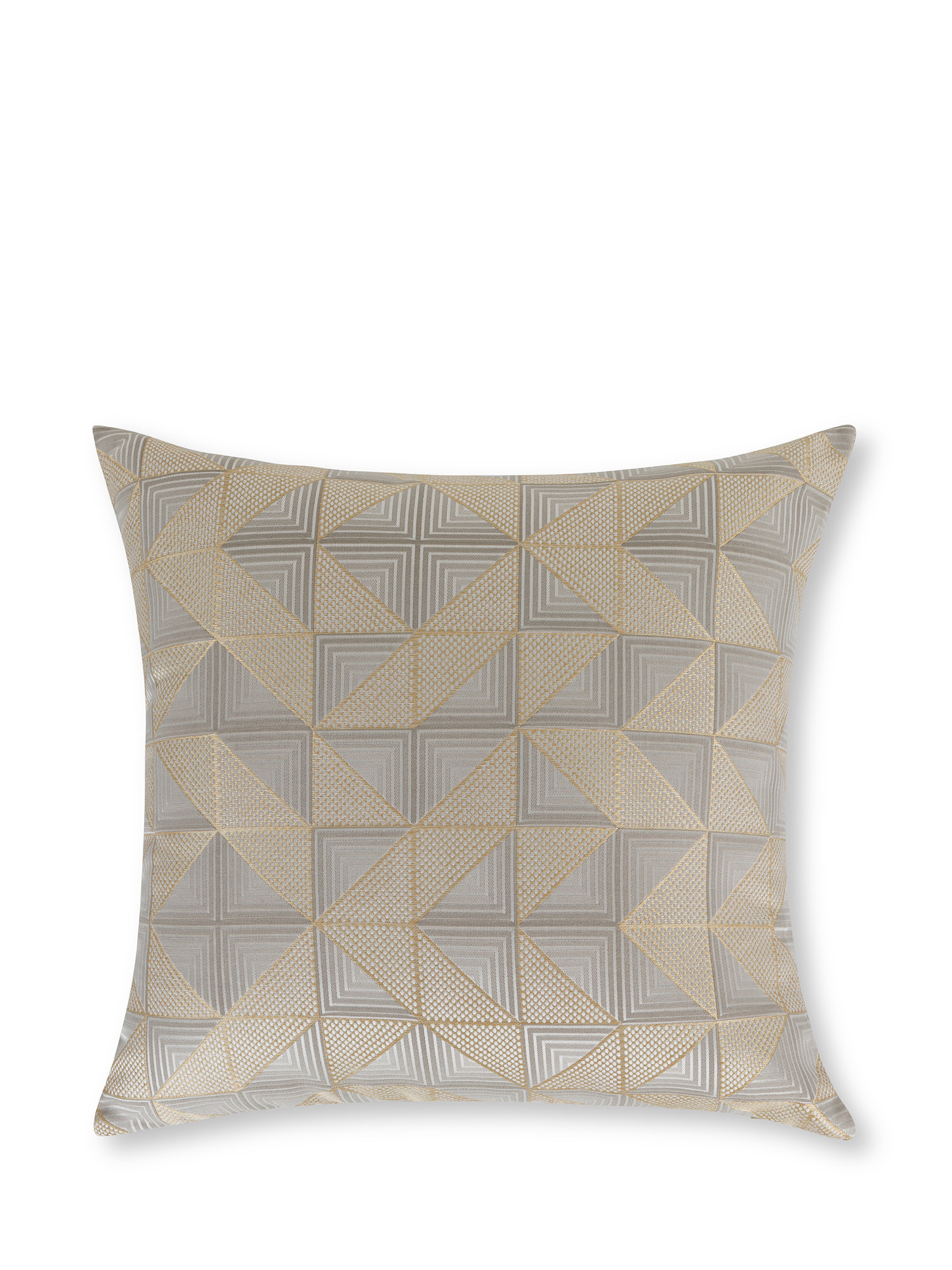 Federa Per Cuscino Lombare In Velluto Con Motivo Geometrico – SARO LIFESTYLE, 30,5x50,8 Cm, Colore Bianco