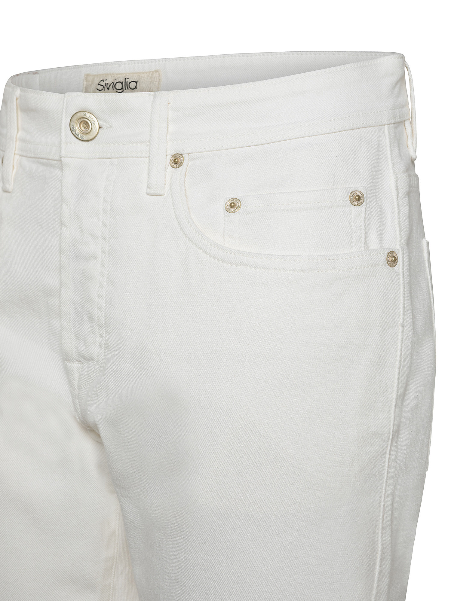 Pantalone denim, Bianco, large image number 2