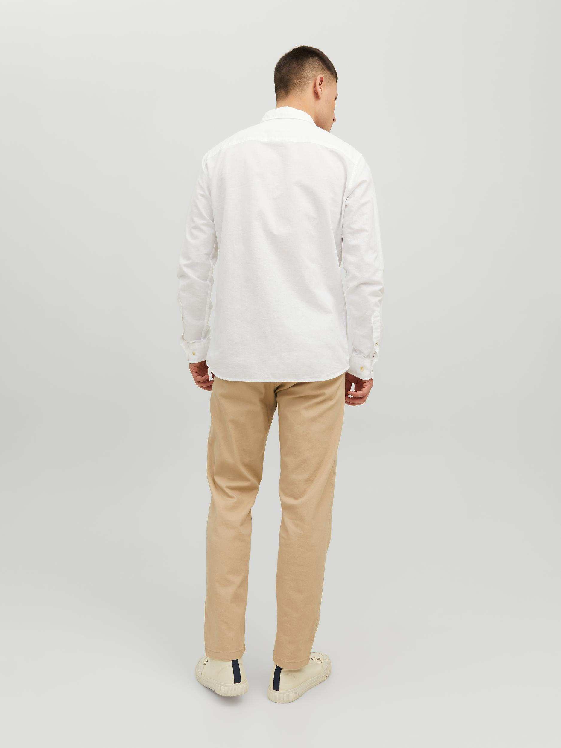 Jack & Jones - Camicia slim fit, Bianco, large image number 2