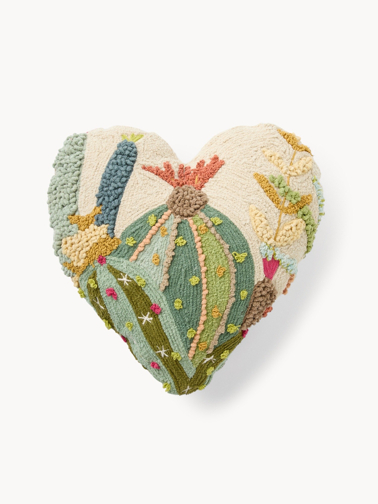 Cactus-shaped cushion, 50x50cm - Discounted Price, Green, large image number 0