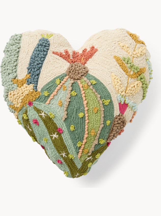 Cactus-shaped cushion, 50x50cm - Discounted Price