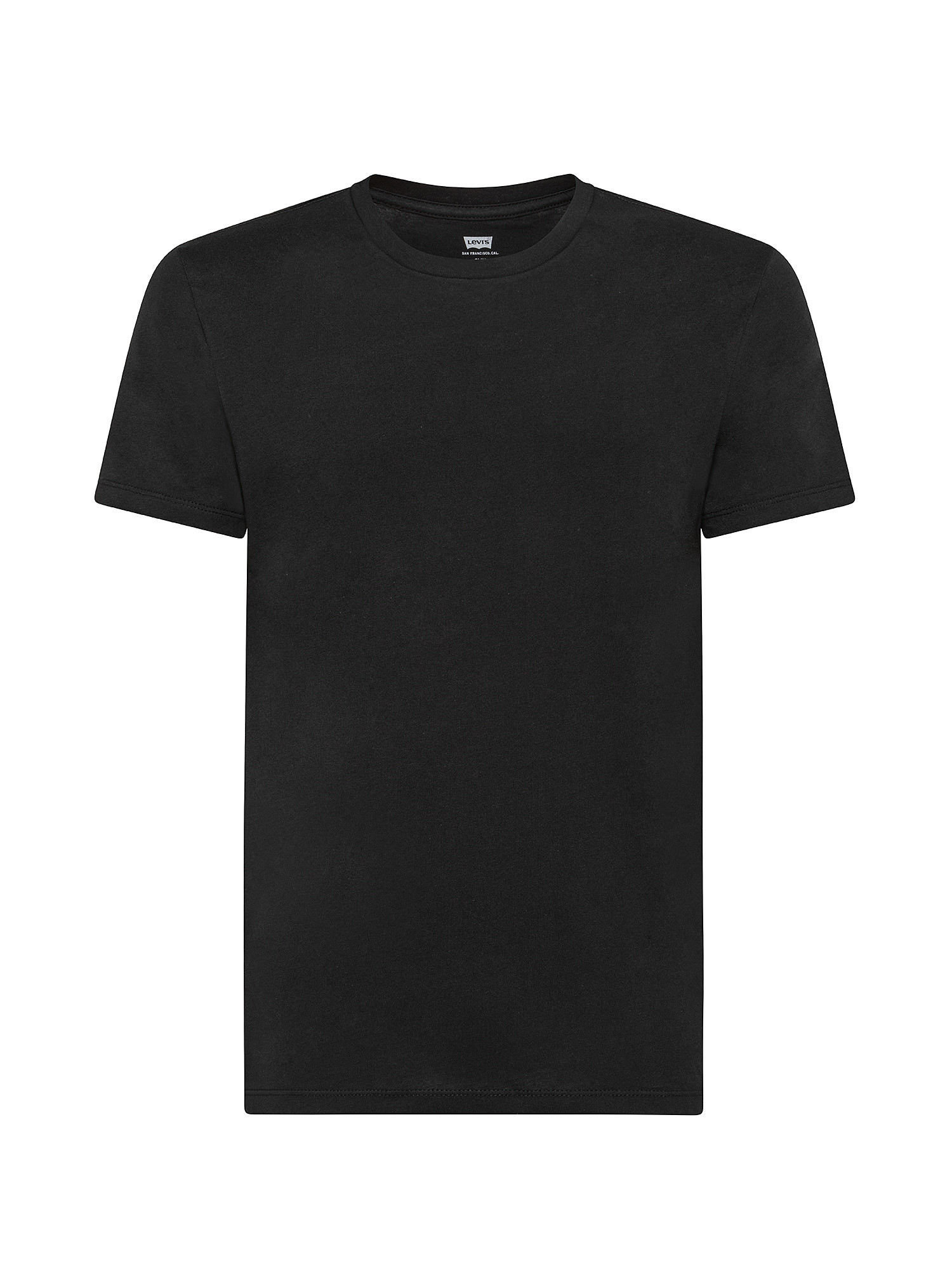 Solid color T-shirt, Black, large image number 0