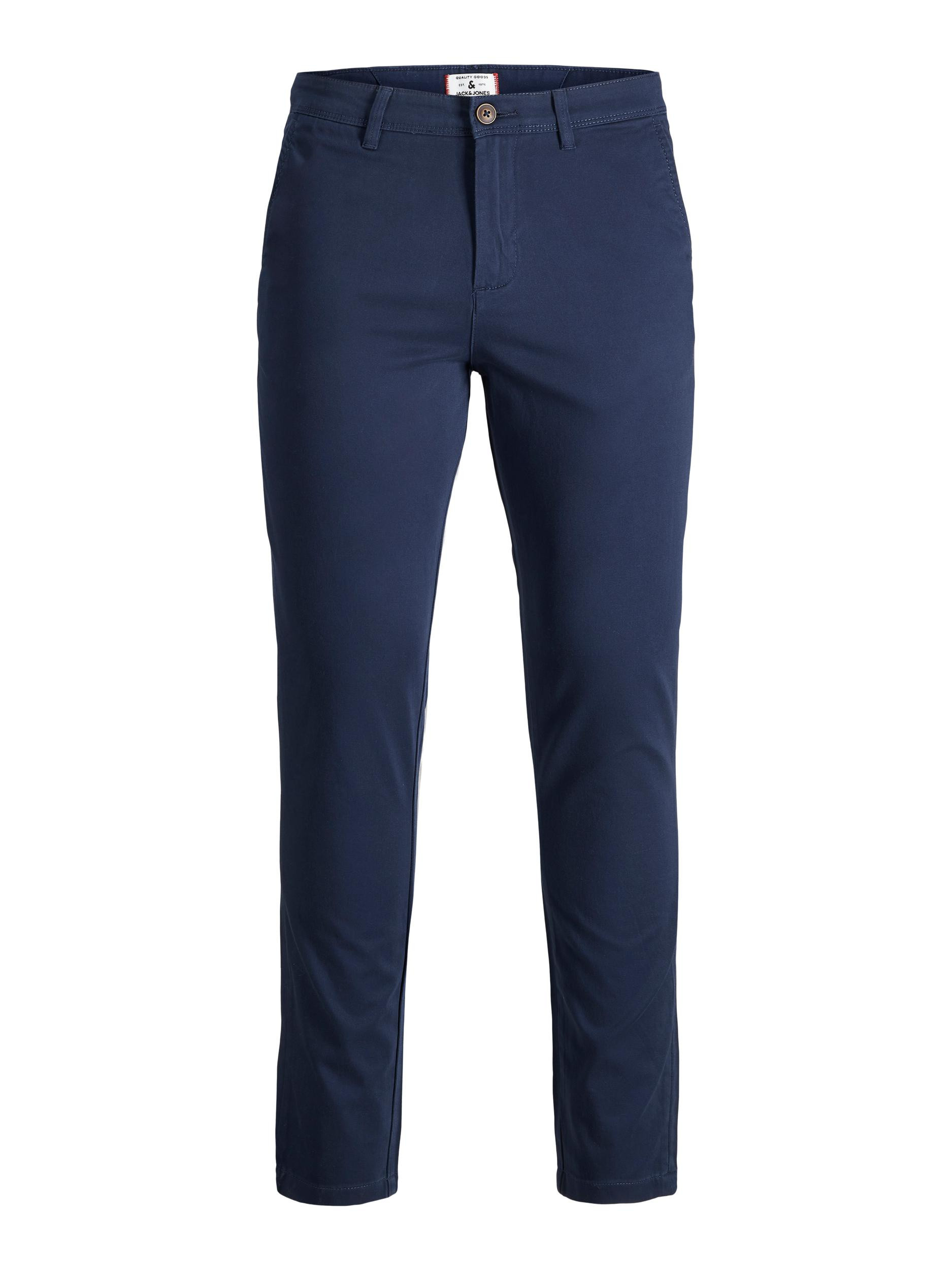 Pantaloni chino slim fit Marco, Blu, large
