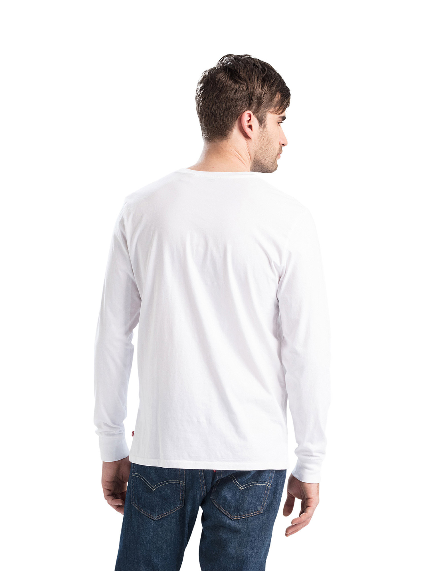 T-shirt con logo, Bianco, large image number 3