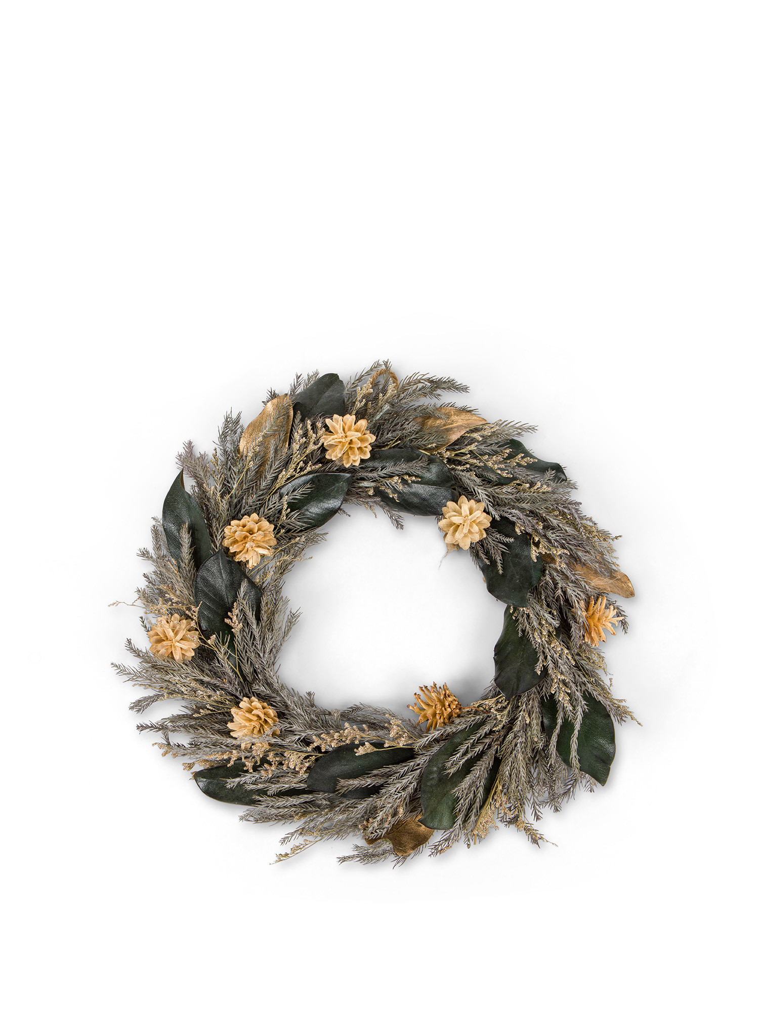 Decorative wreath with magnolia, Light Green, large image number 0