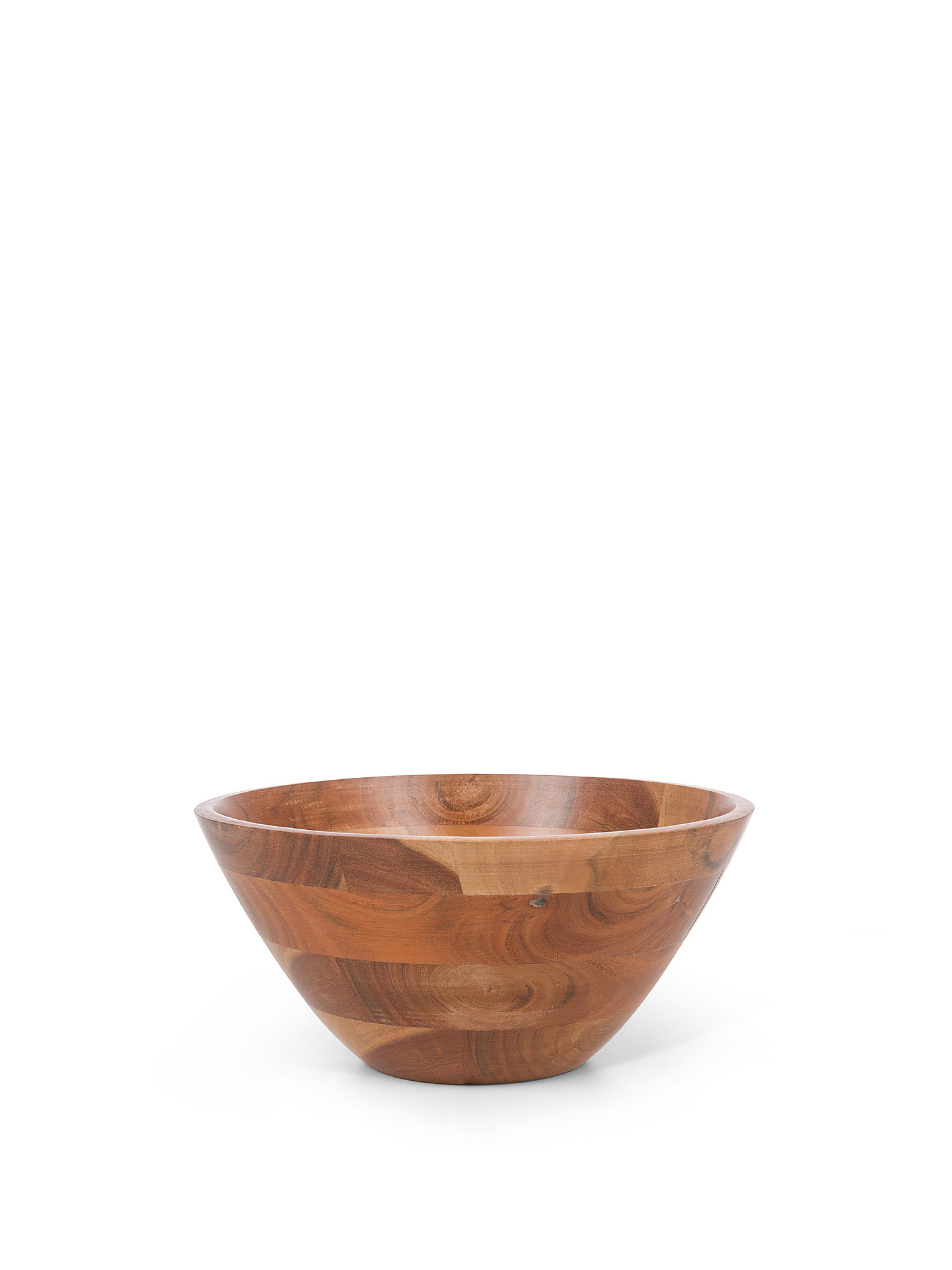 Acacia wood salad bowl, Natural, large image number 0