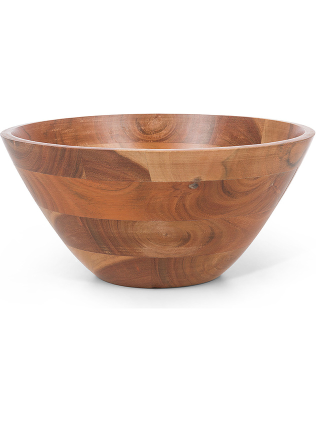 Acacia wood salad bowl