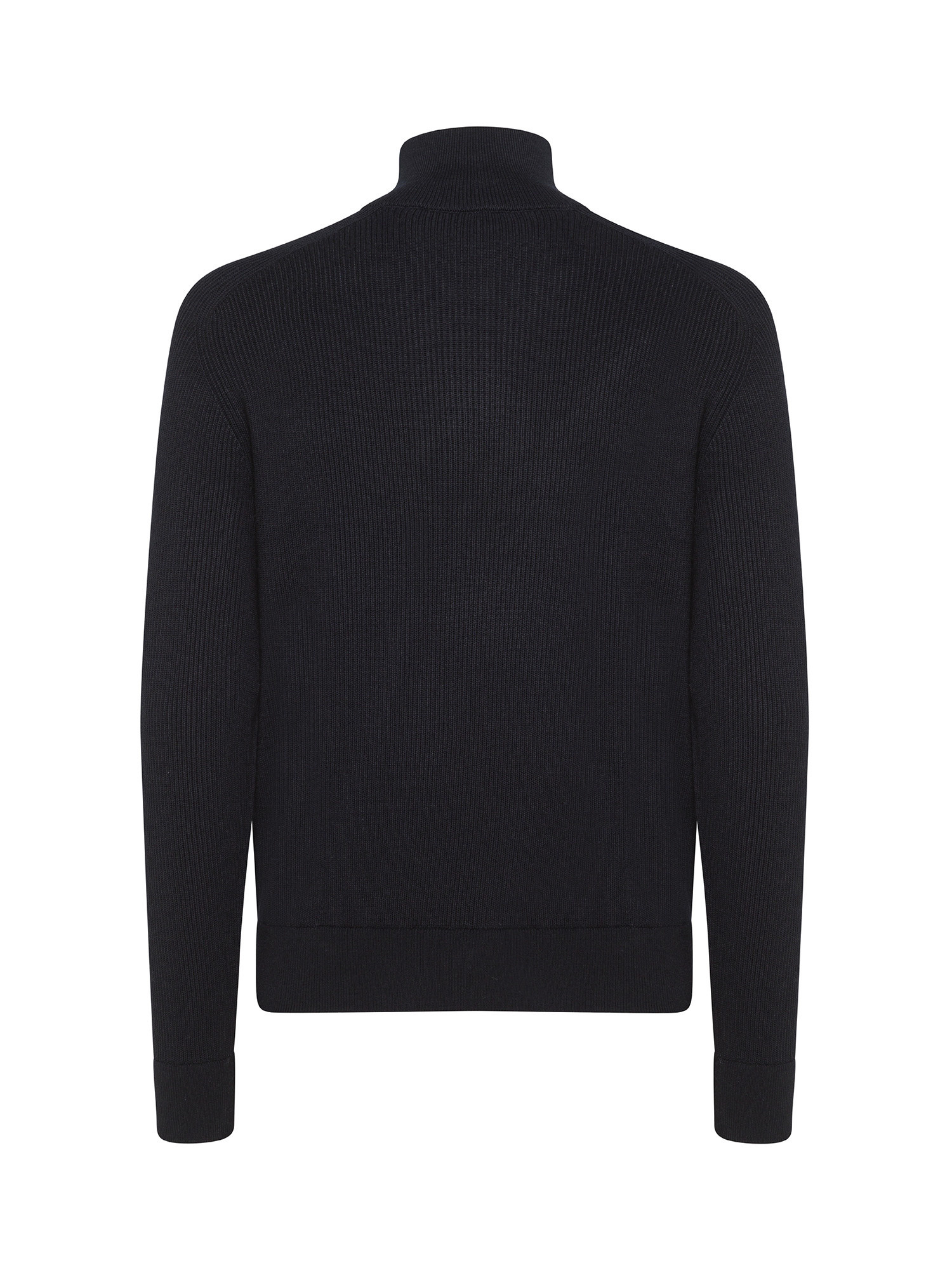 Armani Exchange - Turtleneck sweater in merino wool blend, Dark Blue, large image number 1