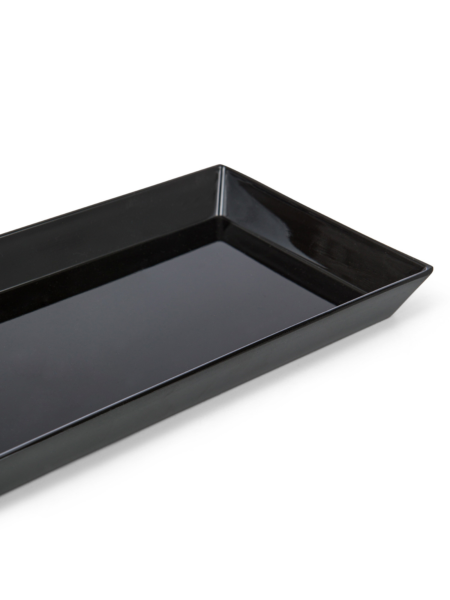 Colored PVC tray, Black, large image number 1