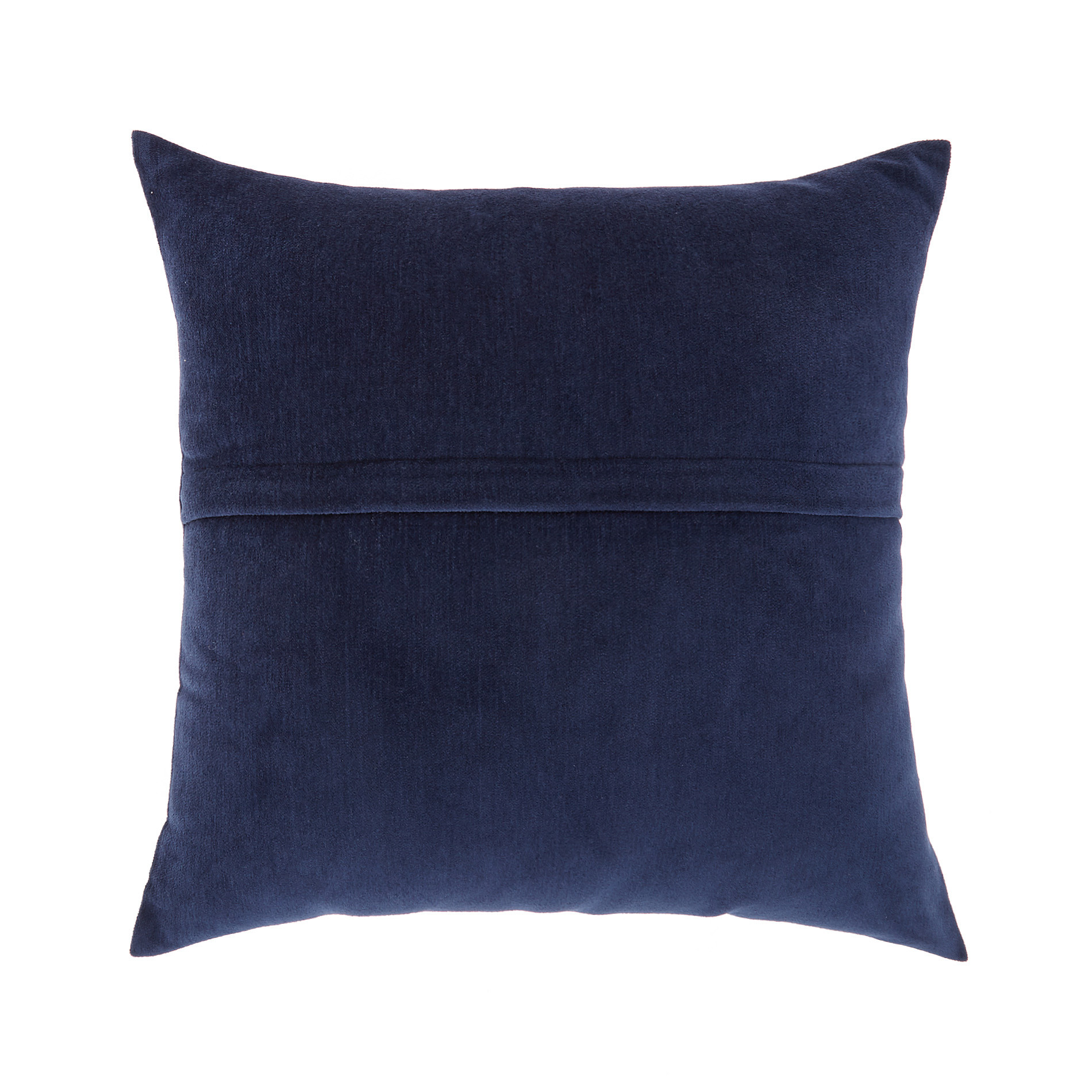 Interno 11 cotton velour cushion, Blue, large image number 2