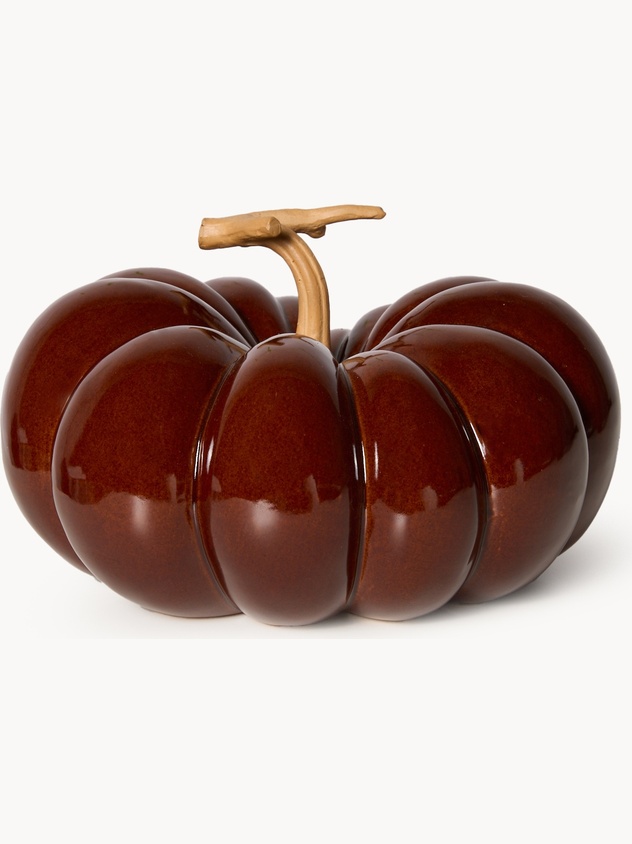 Decorative ceramic pumpkin