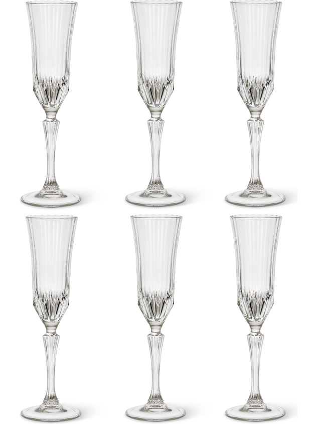Set of 6 Adagio flutes