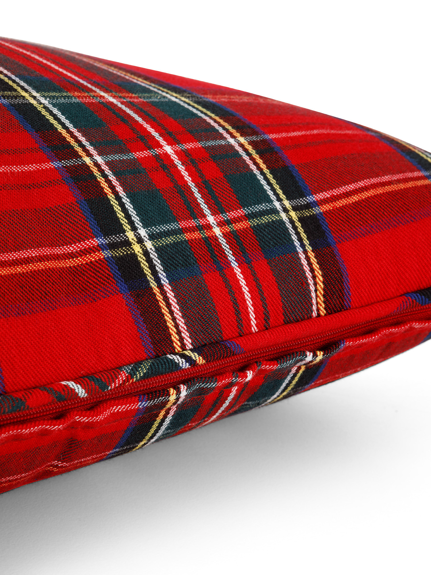 Cuscino in tartan 45x45 cm, Rosso, large image number 2