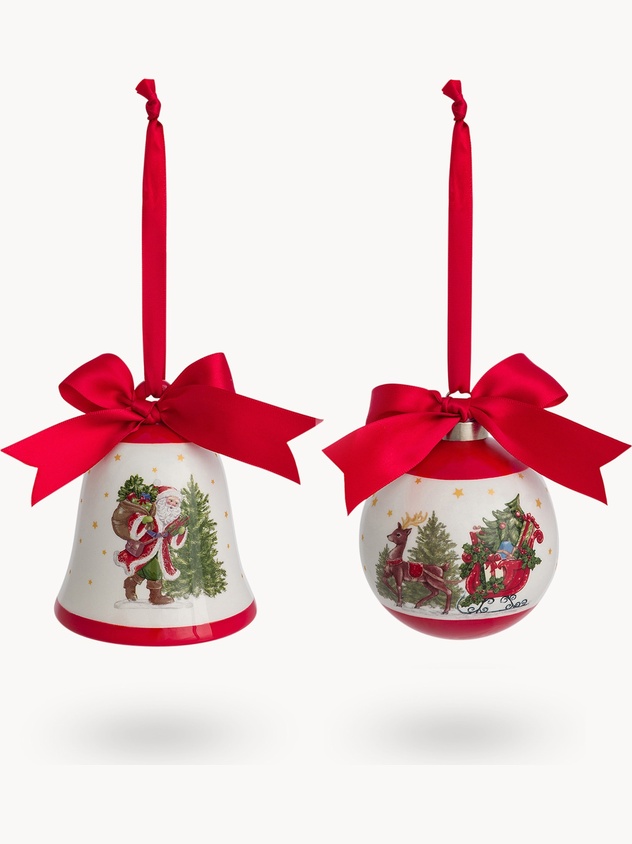 Decorazione per albero in terraccotta