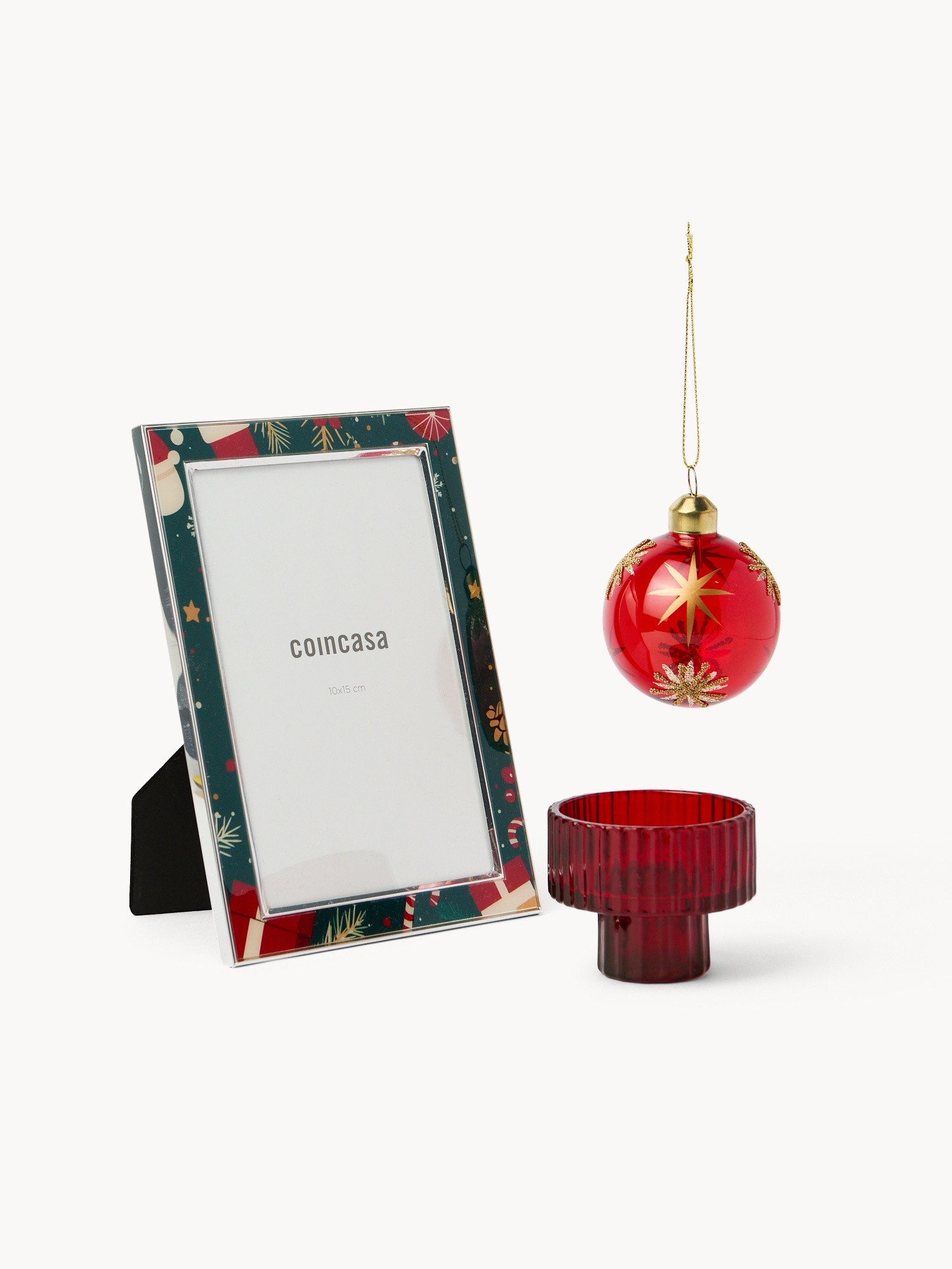 Photo frame gift box, Red, large image number 0