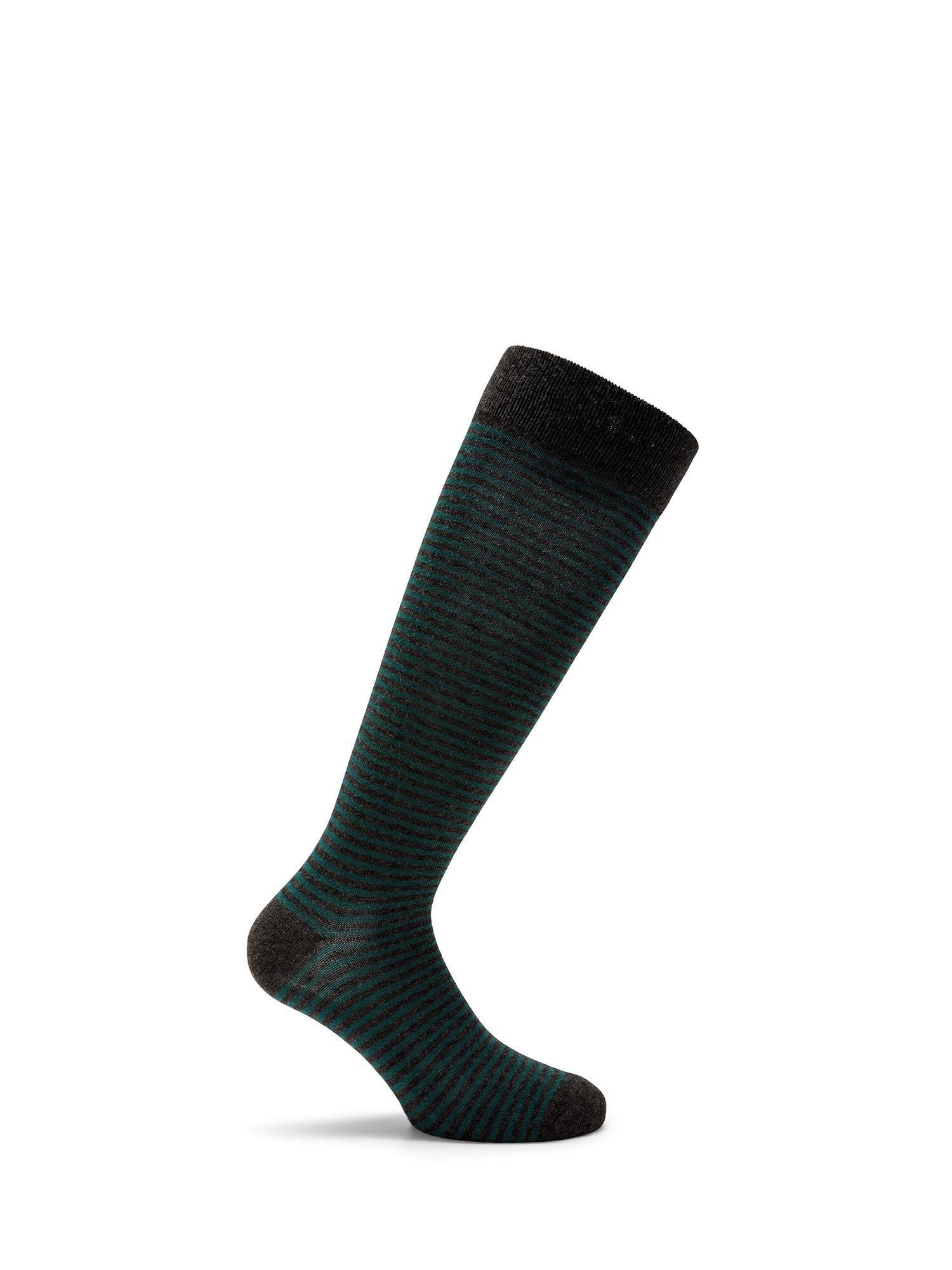 Luca D'Altieri - Set of 3 patterned long socks, Grey, large image number 2