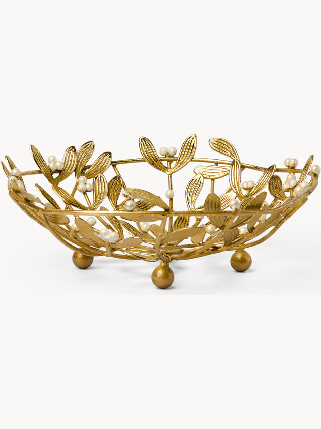 Centrotavola in ferro a perle