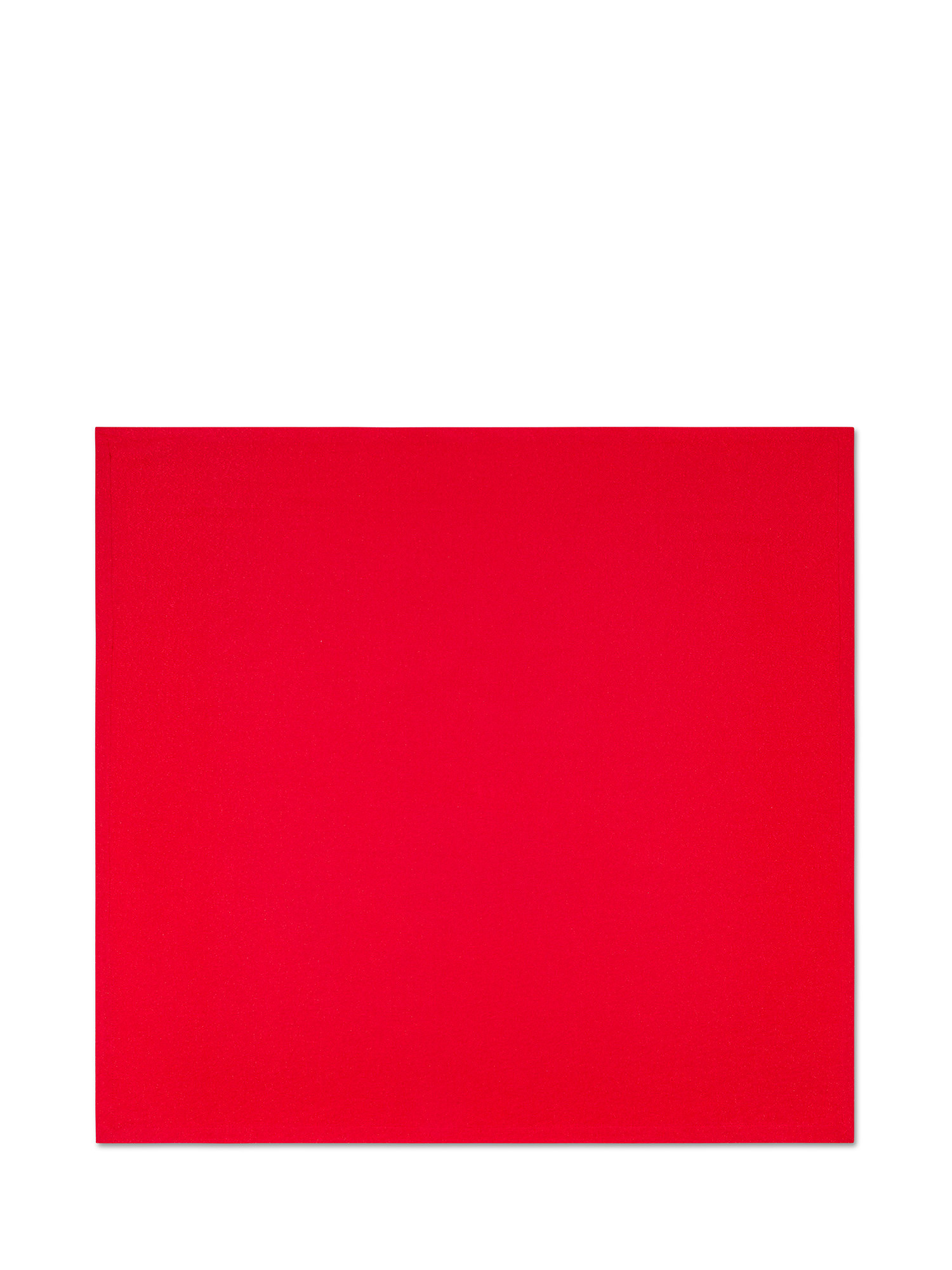 Tovaglia cotone con fili lurex, Rosso, large image number 0