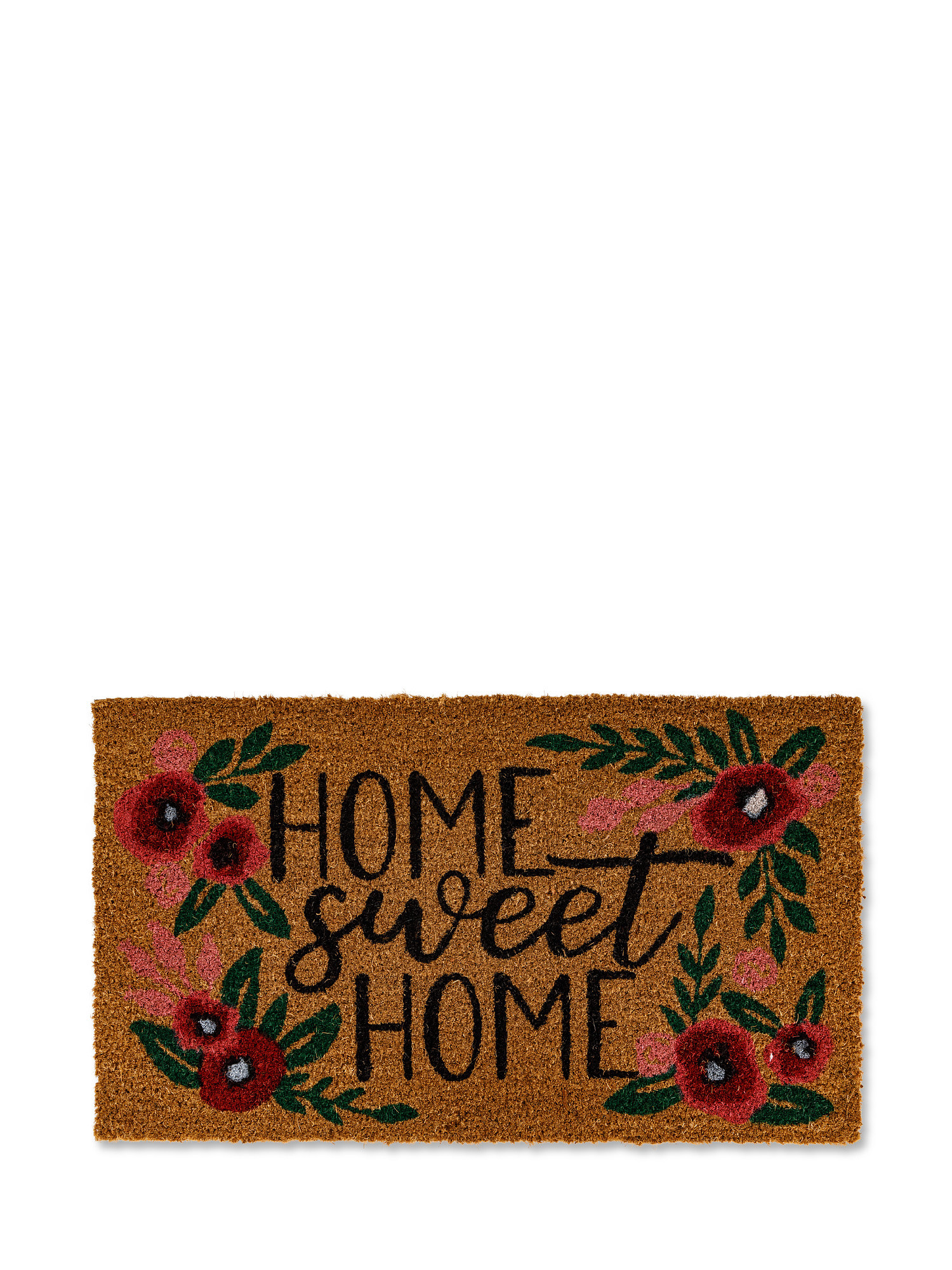 Home Sweet Home print crocodile doormat, Brown, large image number 0