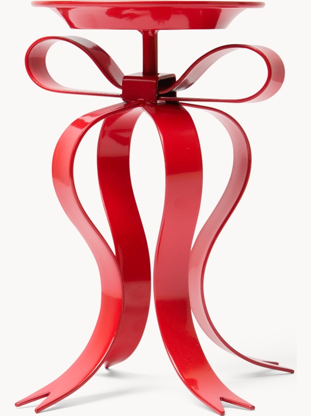 Painted iron candlestick