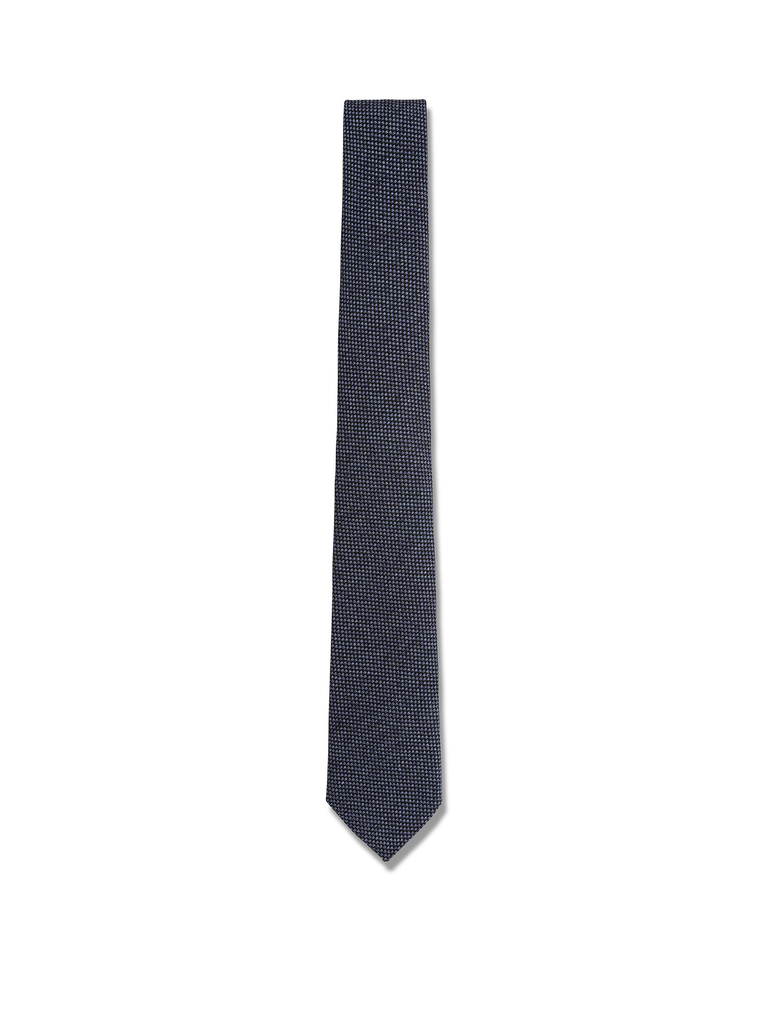 Luca D'Altieri - Classic patterned silk tie, Light Blue, large image number 1