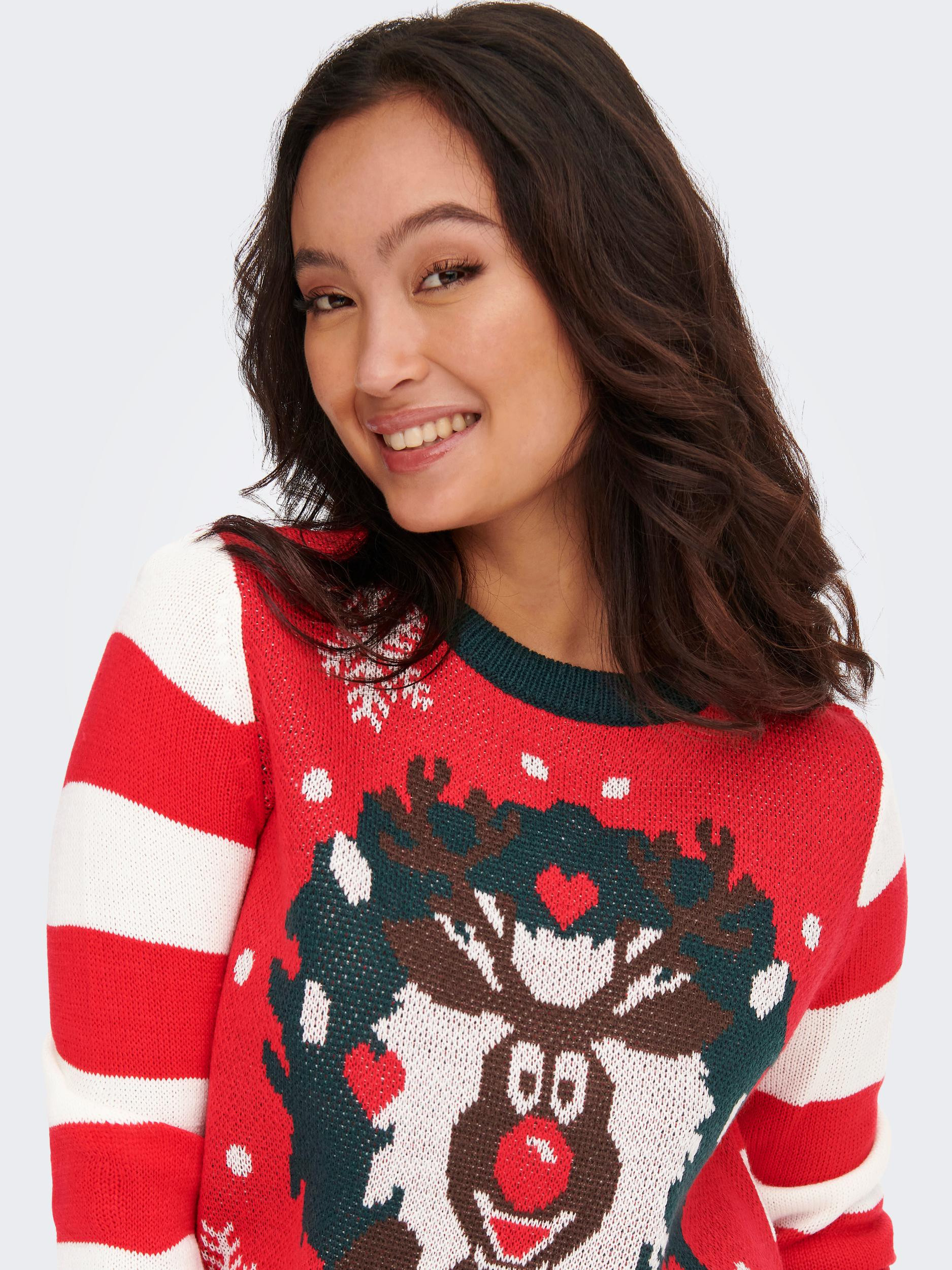 jersey with christmas pattern, Red, large image number 2