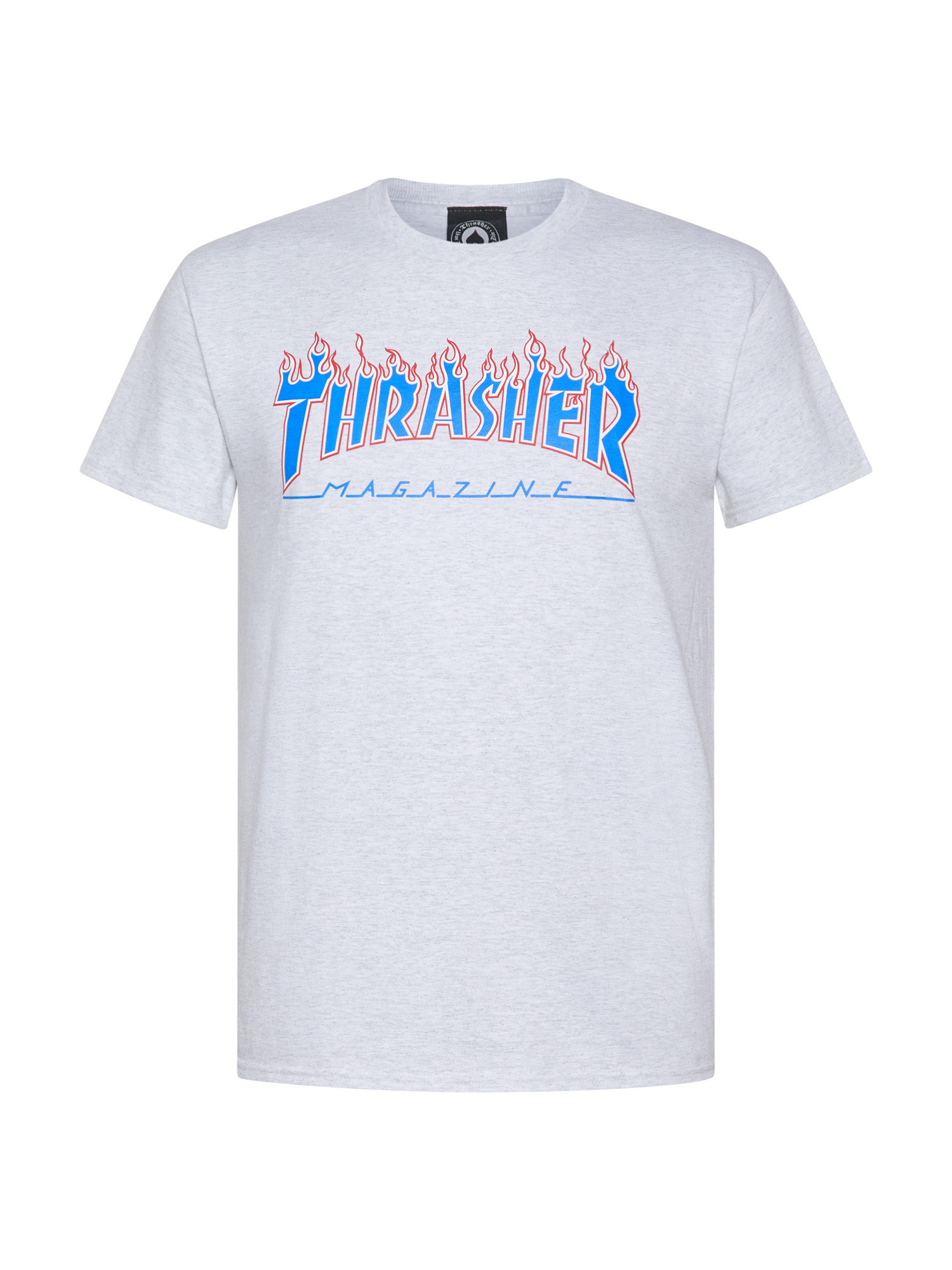 Thrasher - T-Shirt con stampa, Grigio chiaro, large image number 0