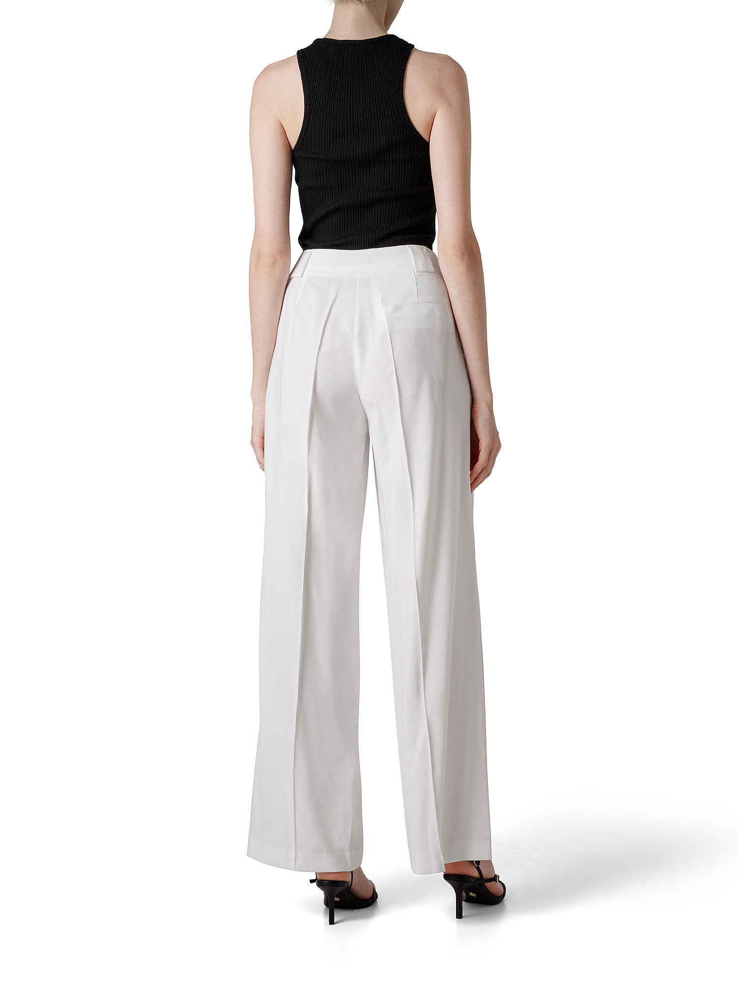 Pantalone, Bianco, large image number 3
