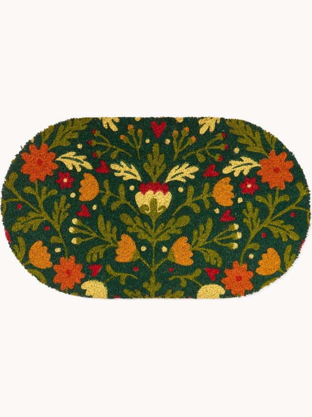 Zerbino in cocco con stampa fiorita - Prezzo di lancio