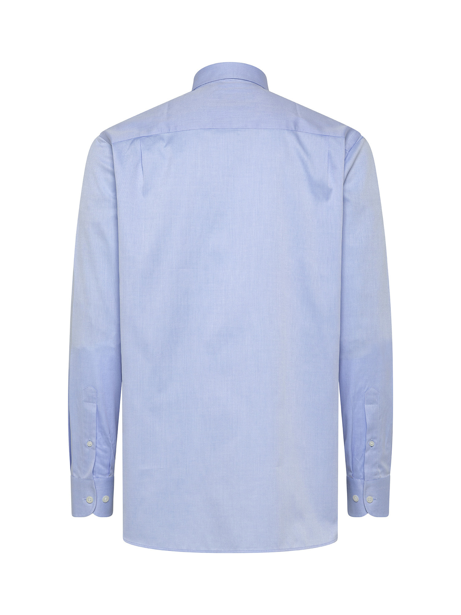Camicia regular fit in puro cotone, Azzurro chiaro, large image number 2