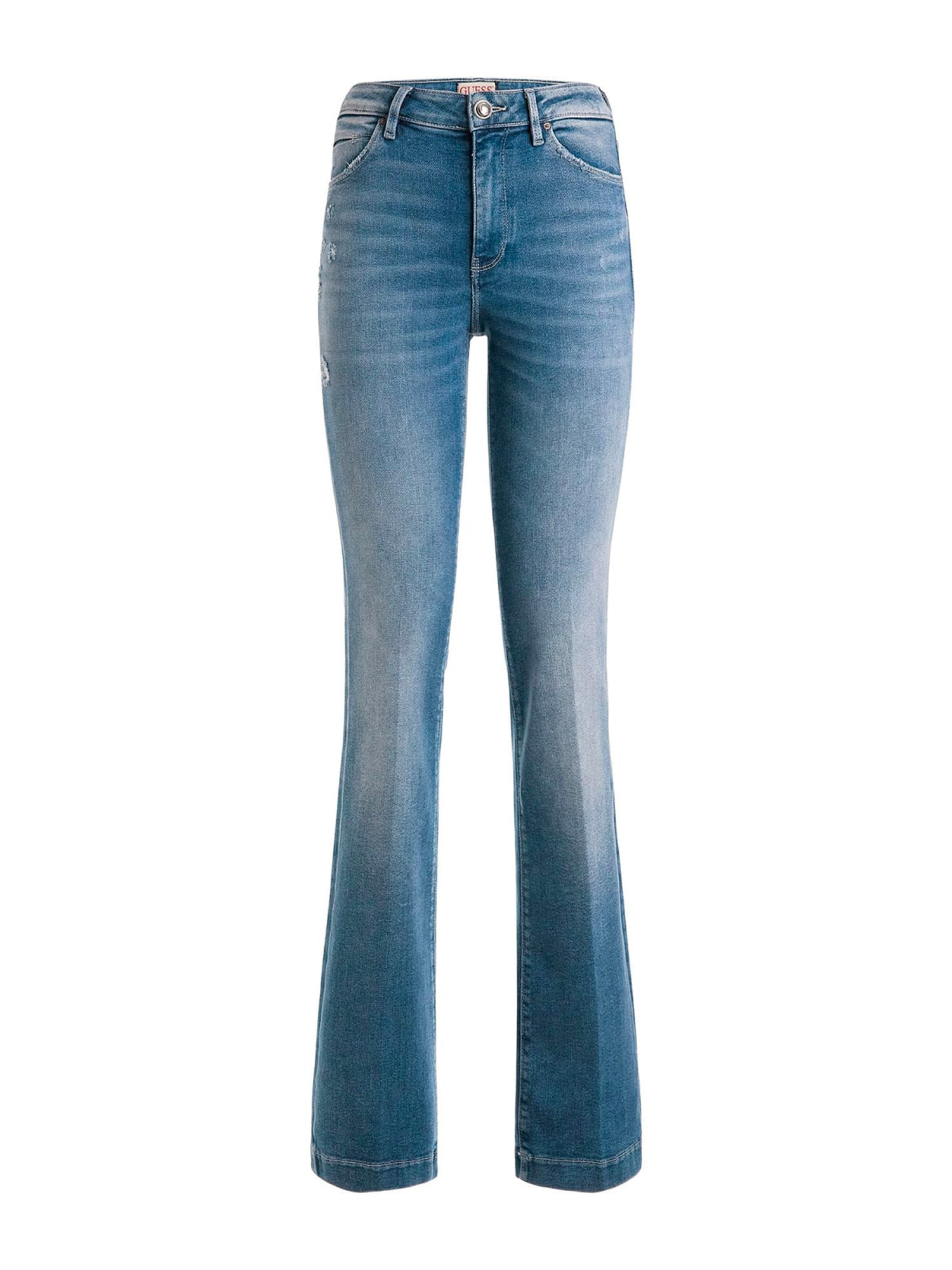 Guess - 5-pocket bootcut jeans, Dark Blue, large image number 3
