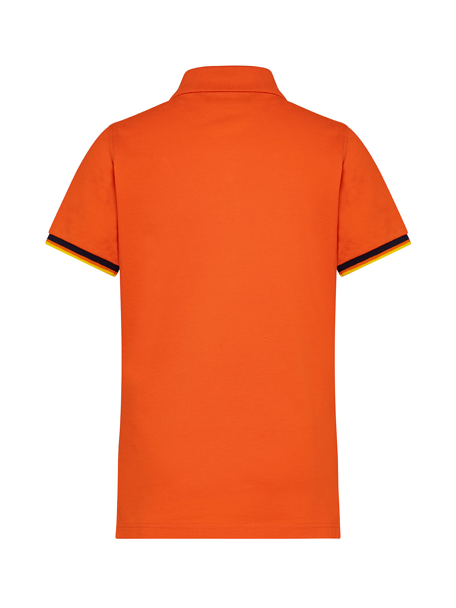 Polo ragazzo slim fit, Arancione, large image number 1