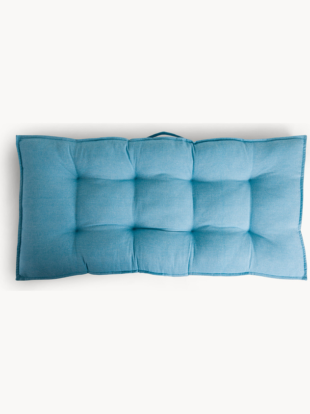 Cuscino a materasso in cotone tinta unita