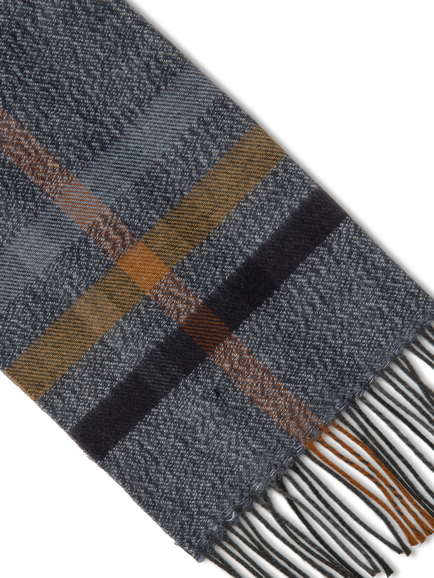 Patterned scarf, Grey, large image number 1