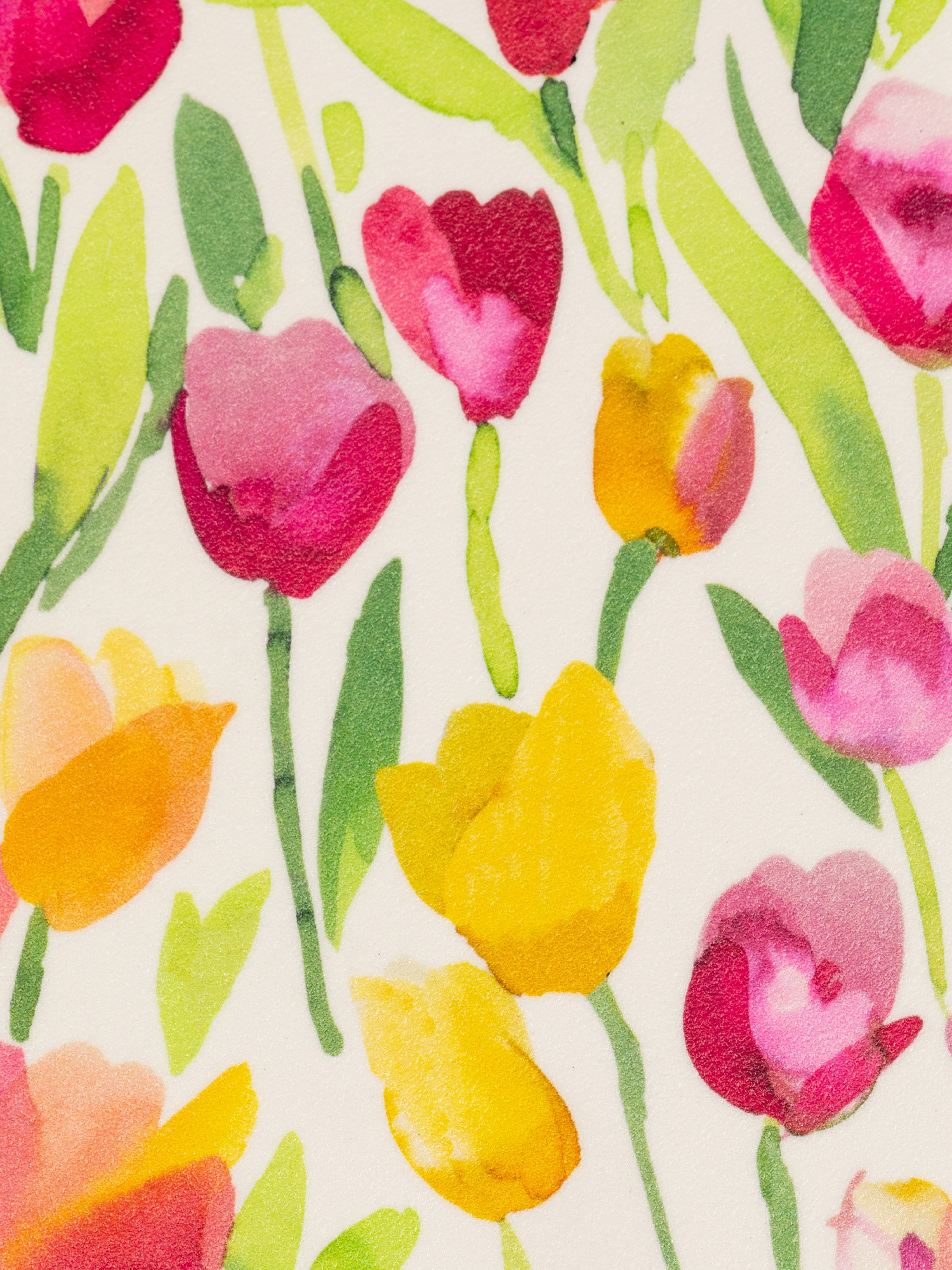 Tappeto da cucina PVC stampa tulipani, Multicolor, large image number 1