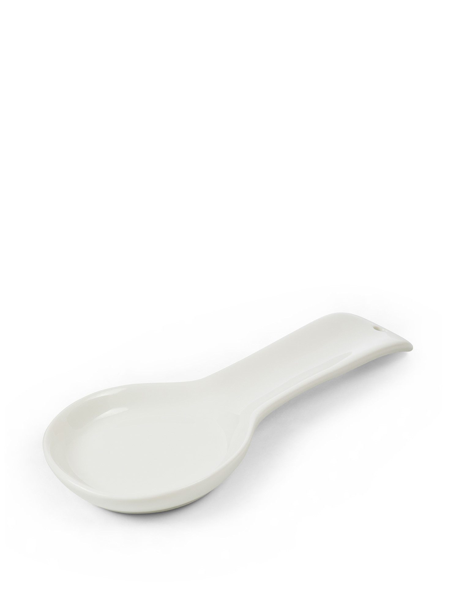 White porcelain spoon holder, White, large image number 1