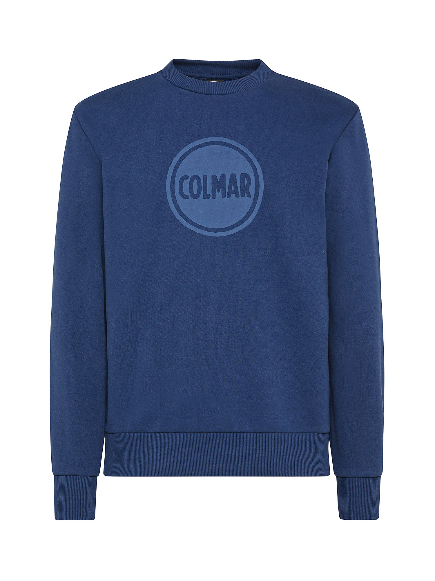 Colmar - Crewneck sweatshirt with one-color print, Royal Blue, large image number 0