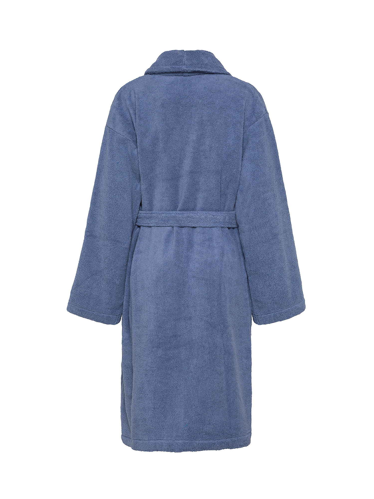 Thermae premium quality cotton bathrobe, Blue, large image number 1